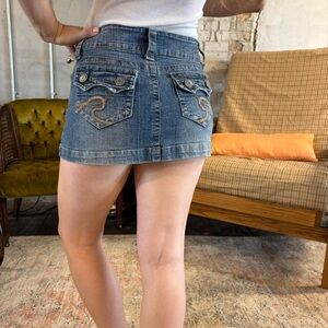 Denim Mini Skirt
